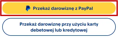 Przekazanie darowizny dla WygodaLab przez PayPal.